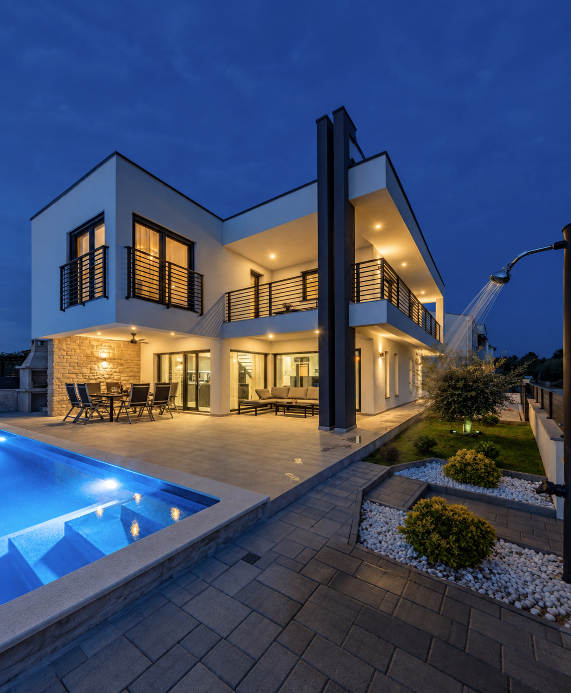 Modern villa by the sea